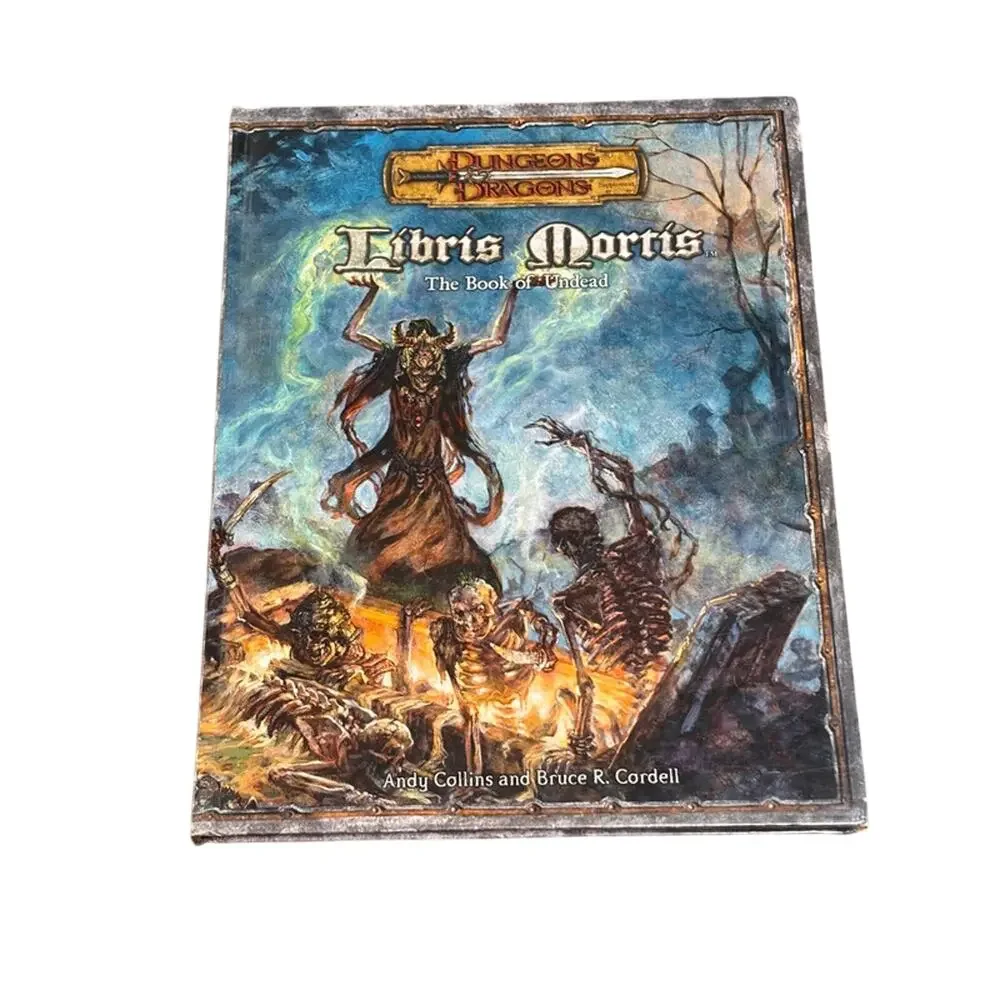 Libris Mortis The Book of Undead Dungeons & Dragons 3.5E D20 System D&D Rulebook